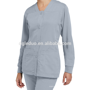 Nouveau design en gros médical pas cher hôpital manteau médecin infirmière uniforme